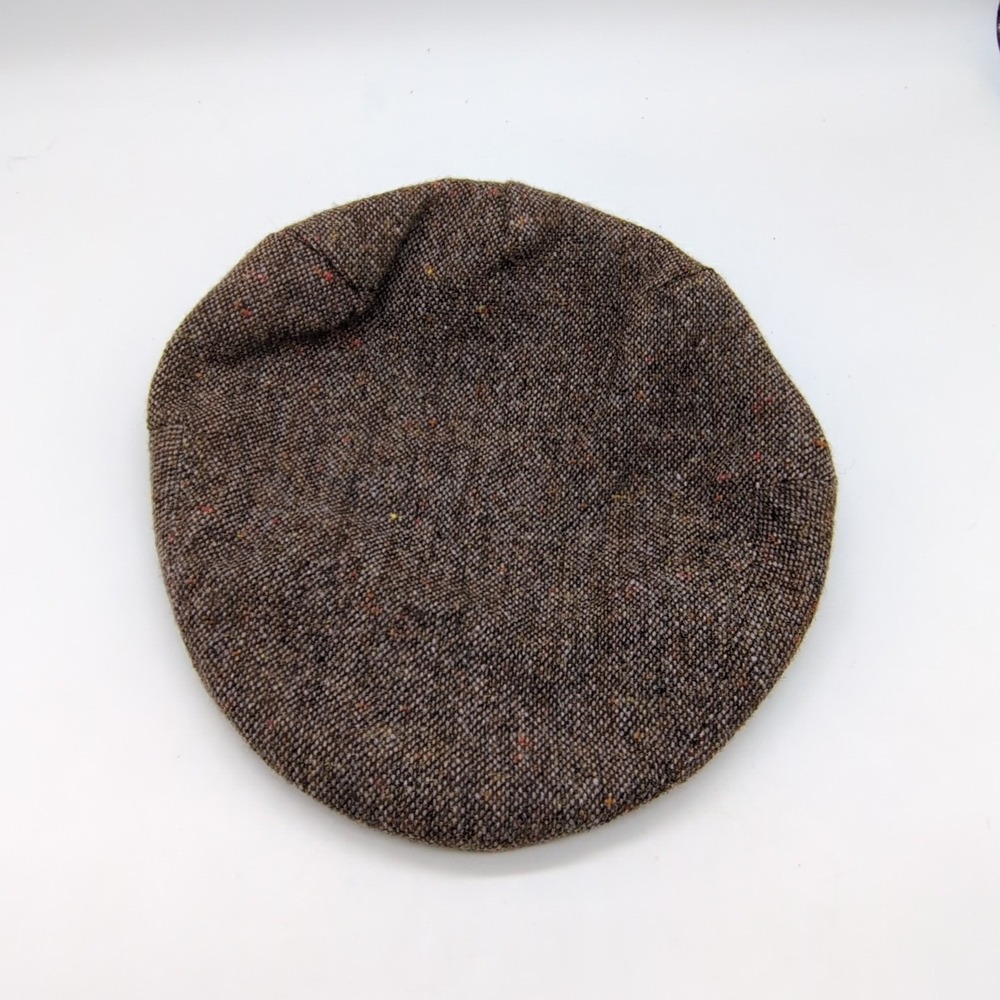 Vintage Shandon Headwear Mens Hat Donegal Wool Tweed Newsboy Cabbies Cap Ireland